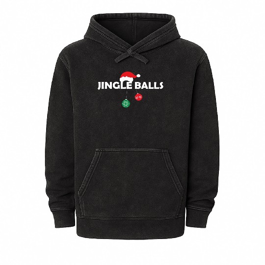 Jingle Bells Mineral Wash Hoodies