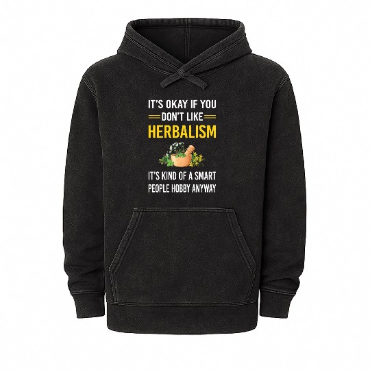 Herbalism Herbalist Phytotherapy Herb Herbs Herbal Mineral Wash Hoodies
