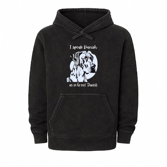 Great Dane Love Mineral Wash Hoodies