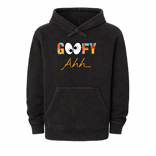 Funny GooFy Ahh Mineral Wash Hoodies