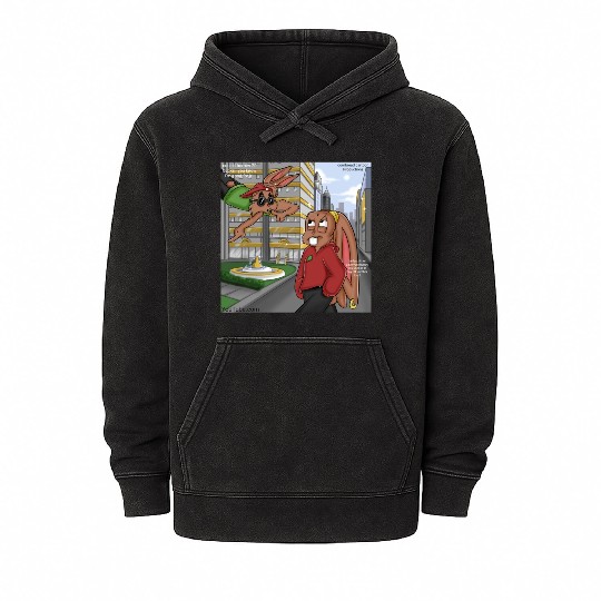 Eddie Cotton-tail Mineral Wash Hoodies