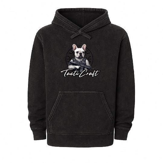 Frenchie Foreign Legionnaire Mineral Wash Hoodies