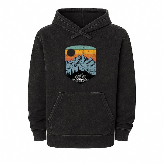 Mountain bike Mineral Wash Hoodies