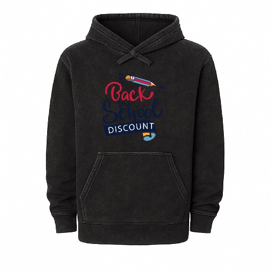 Back To School Discounts Mineral Wash Hoodies
