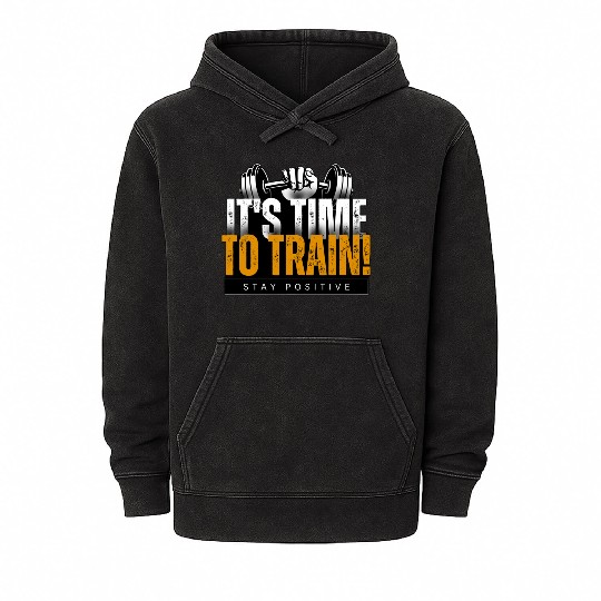 It's Time To Train a Cool Design for you Mineral Wash Hoodies