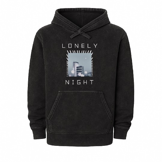 Midnight Vibes Mineral Wash Hoodies – Embrace the Night Out