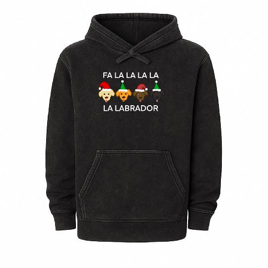 Fa La La La La Mineral Wash Hoodies