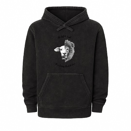 He Left A Lamb 4500 x 5400 px Mineral Wash Hoodies