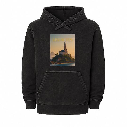 LONELY CASTLE Mineral Wash Hoodies