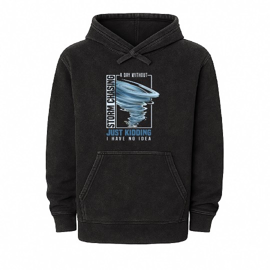Storm chaser gift idea | Tornado meteorologists Mineral Wash Hoodies