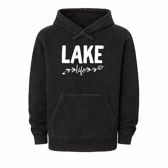Lake Life Mineral Wash Hoodies