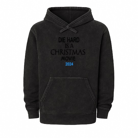 "Yippee Ki-Yay Christmas: Embracing Die Hard as a Mineral Wash Hoodies