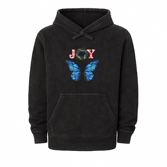 butterfly Mineral Wash Hoodies