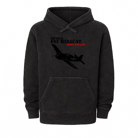 F6F Hellcat Mineral Wash Hoodies