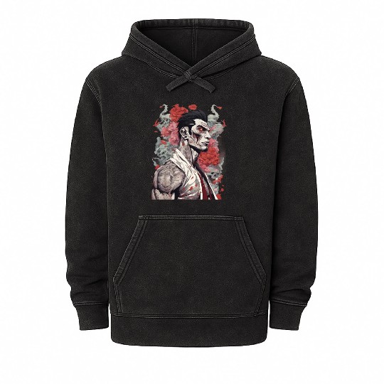 Zombies in China Mineral Wash Hoodies