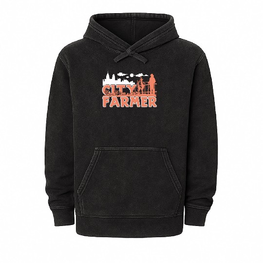 City farmer Mineral Wash Hoodies