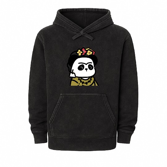 Frida Kahlo D83D DC3CGiant Panda Mineral Wash Hoodies