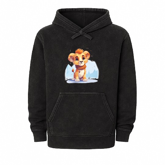 Baby Simba- The lion king Mineral Wash Hoodies