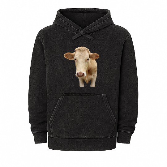 cow Mineral Wash Hoodies