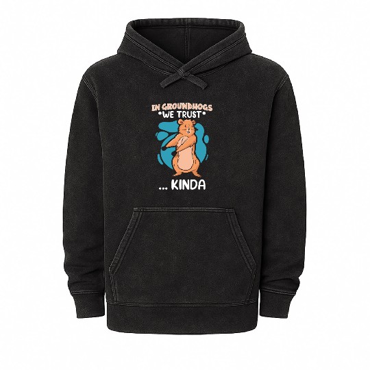Groundhog Day 2024 Enthusiast February 2nd Mineral Wash Hoodies
