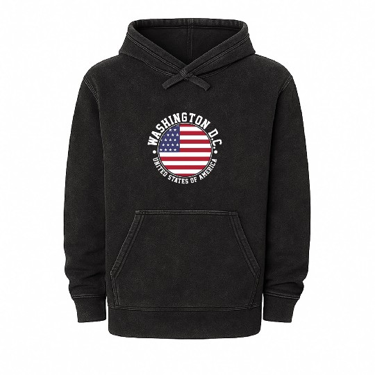 Washington Dc Mineral Wash Hoodies