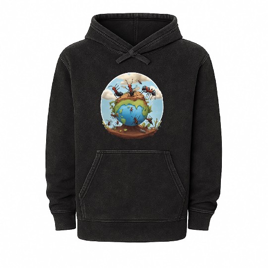 Whispers of Gaia: A Miniature Ballet Mineral Wash Hoodies