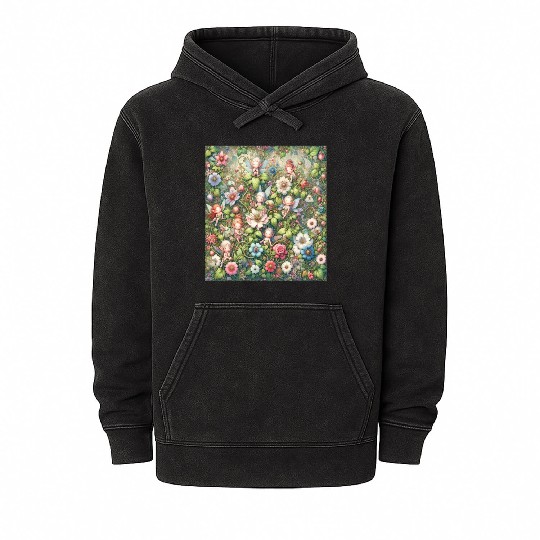 Fantasy Faerie s Blossom Mineral Wash Hoodies