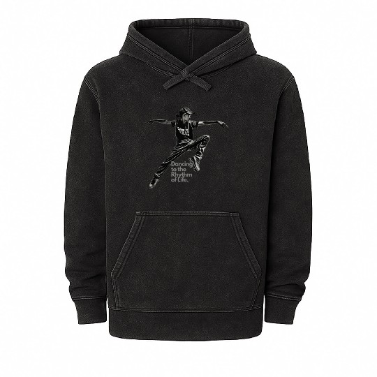 Dancing to the Rhythm of Life Mineral Wash Hoodies