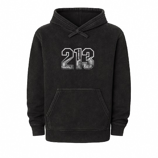 Los Angeles California LA Gift Mineral Wash Hoodies