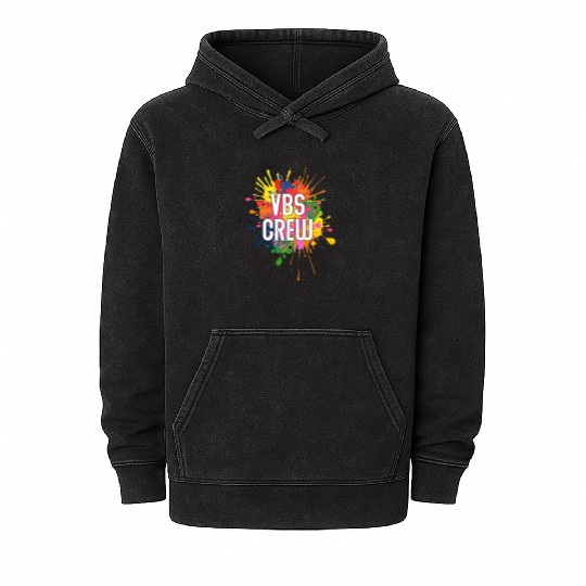VBS Colorful Bible Vacation School Love Mineral Wash Hoodies