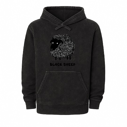 Black Sheep Mineral Wash Hoodies