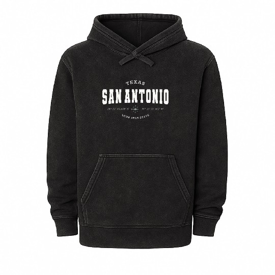 San Antonio (TX) USA Mineral Wash Hoodies