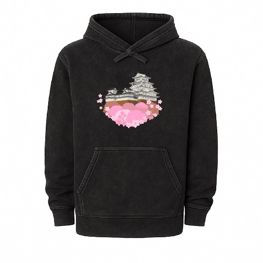 Cherry Blossom Mineral Wash Hoodies