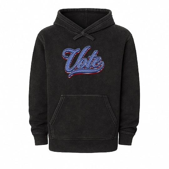 Vote Usa - 2024 Election Mineral Wash Hoodies