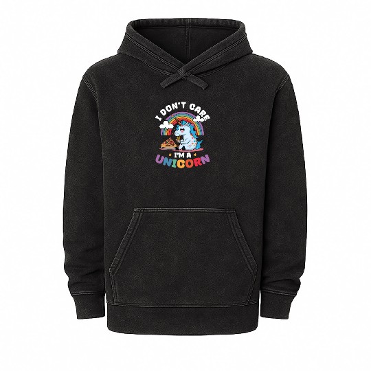 Unicorn Care I'm A Unicorn Mineral Wash Hoodies
