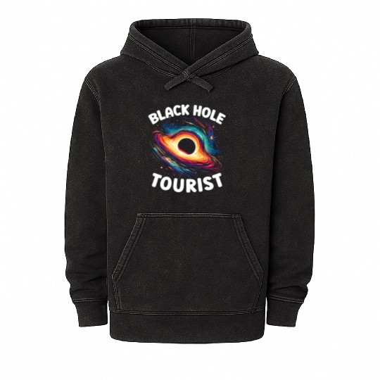 Black Hole Space Universe Astronomy Astronomer Mineral Wash Hoodies