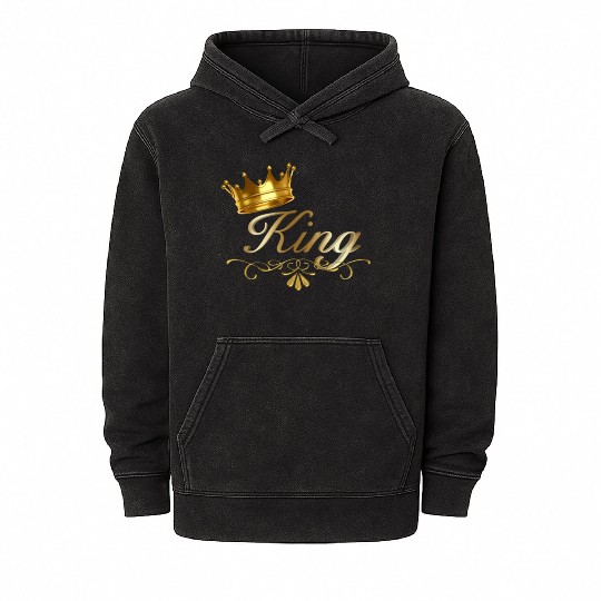 King Icon Mineral Wash Hoodies