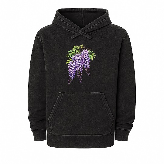 Lilac Mineral Wash Hoodies