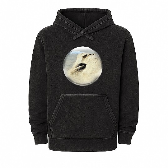 Life in a Bubble Collection-Bottoms Up Face First Mineral Wash Hoodies