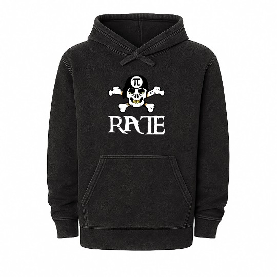 PI-Rate Funny 3,14 PI Pirate 3.14 Math Pirates Mineral Wash Hoodies