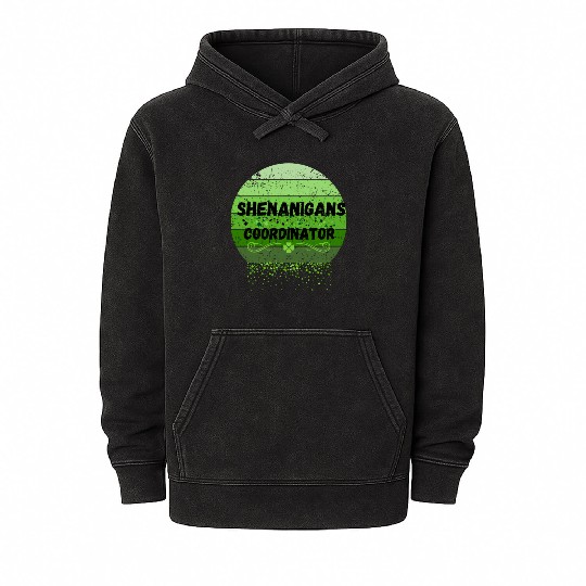 Shenanigans Coordinator for St Patrick's Day Mineral Wash Hoodies