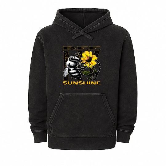 Bee Sunshin, Natures Harmony Mineral Wash Hoodies