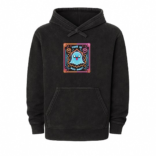 THIS IS BOO SHEET! Version 2, neon colors Mineral Wash Hoodies
