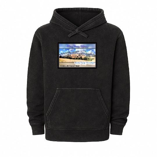 I've Been Framed! Snowy Range Scenic Byway Wyoming Mineral Wash Hoodies