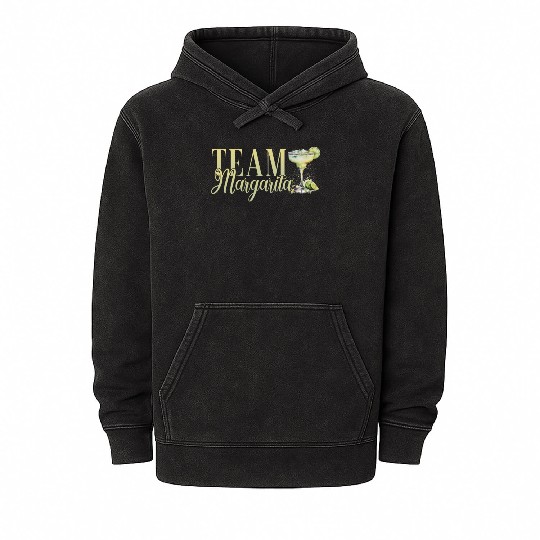 Team Margarita Tequila Stag Party Mineral Wash Hoodies