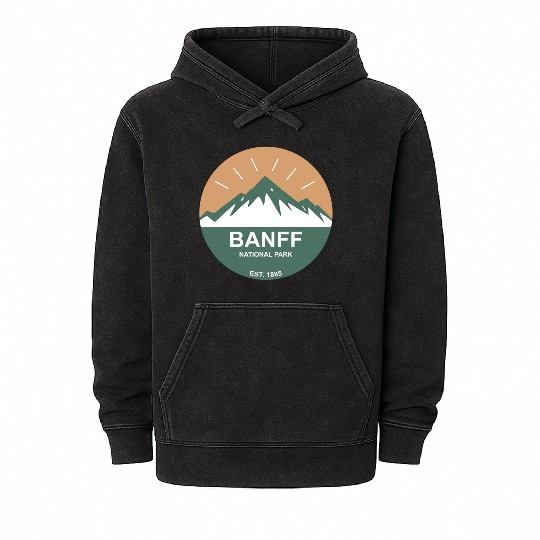Banff National Park Mineral Wash Hoodies