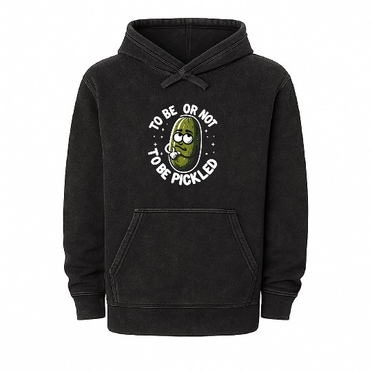 Pickle Lover Funny Pickle Dill pickle Pickled Mineral Wash Hoodies