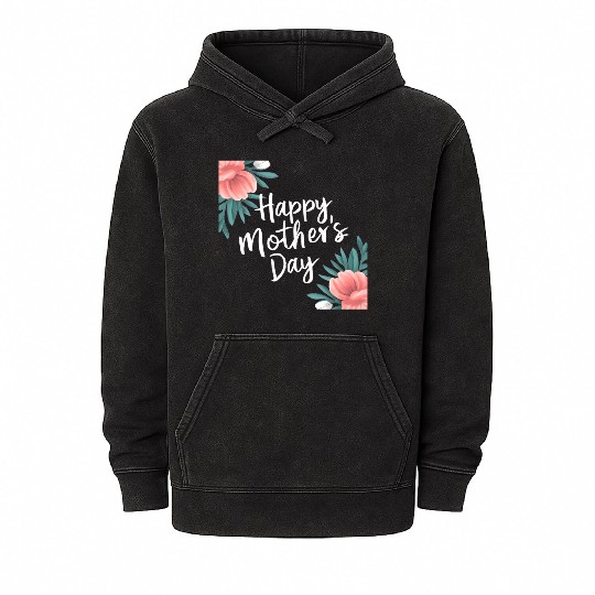 Mother's Day Child Mothering Sunday, happy mother Mineral Wash Hoodies