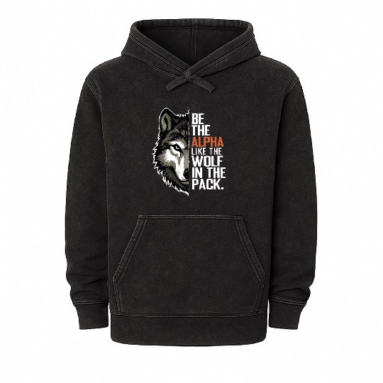 Wolf Wolves Funny Sayings Wolf Pack Animals Mineral Wash Hoodies