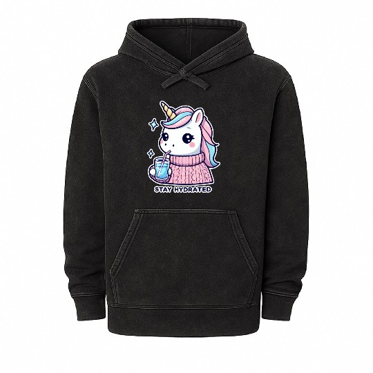 Sweater Unicorn: Refreshing Magic Mineral Wash Hoodies